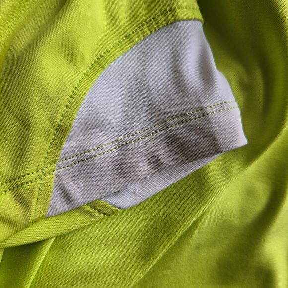 Pearl Izumi Select Neon Green Cycling Jersey Colorblock Half Zip Women Medium - Picture 11 of 11